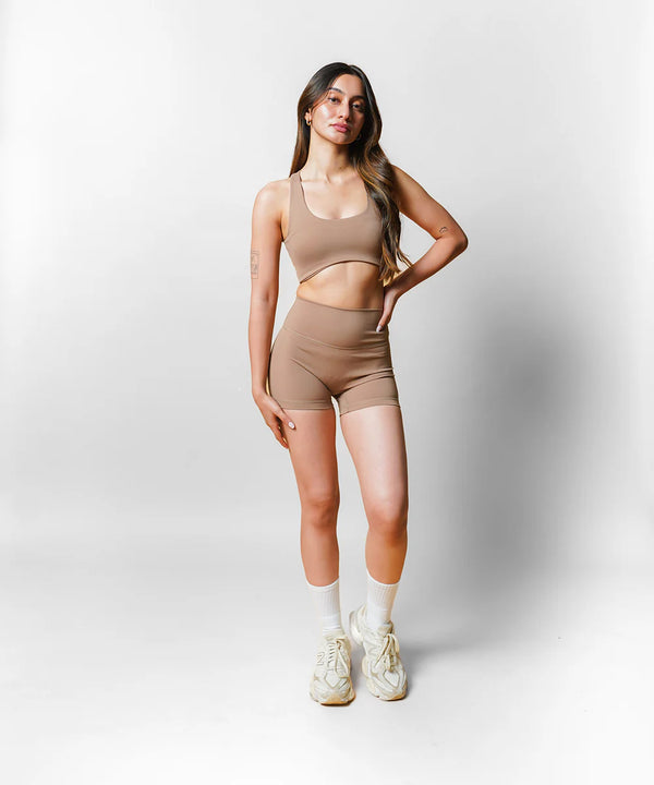 Signature Sculpt Shorts — Hershal's Brown