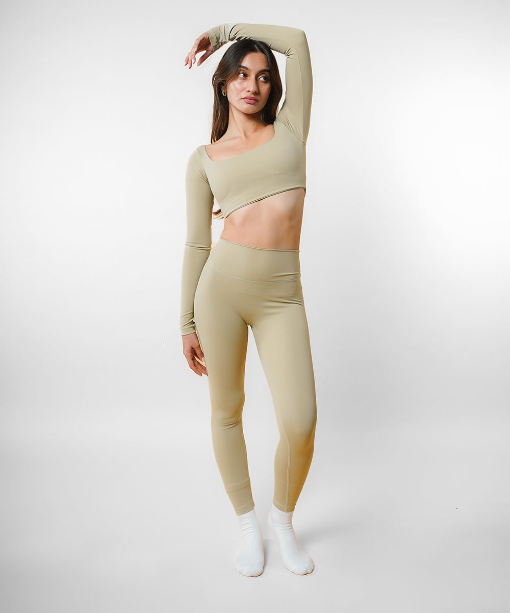 Tights - Matcha Cream