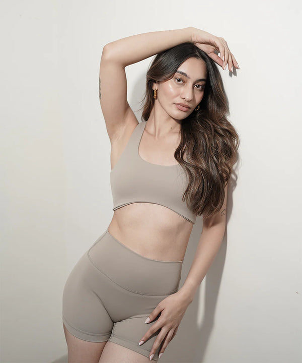 Signature Sculpt Shorts — Barely Brown