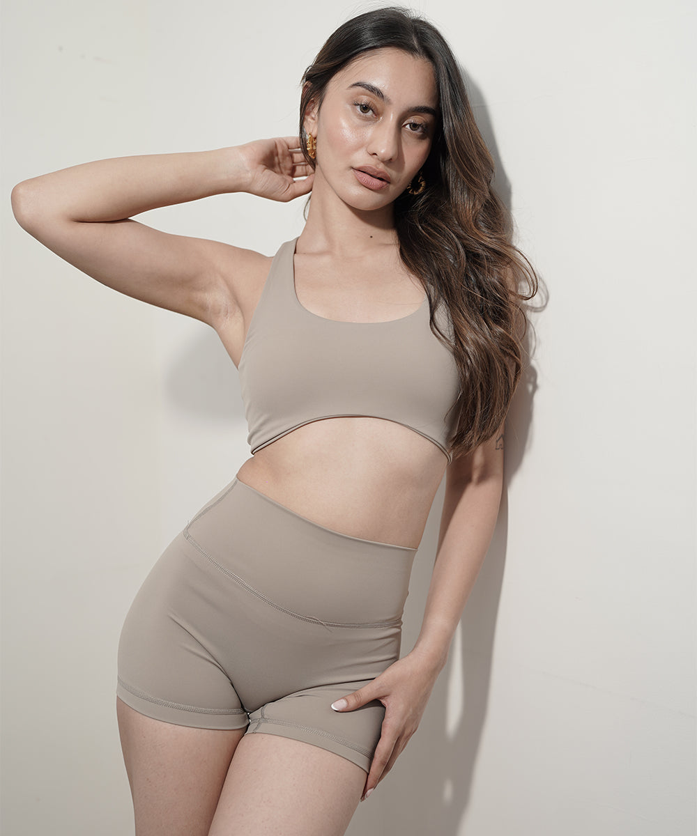 Sports Bra - Barely Brown